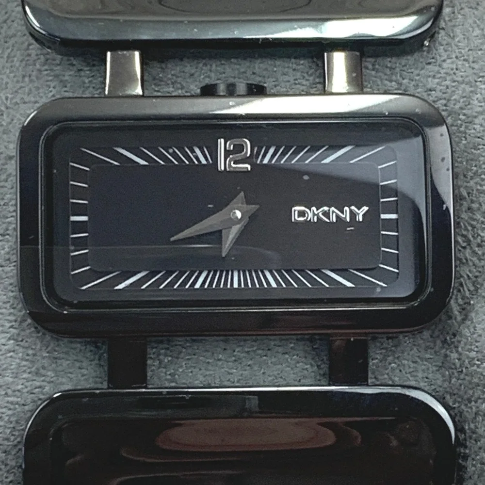 DKNY NY3837 Black‎ Stainless Steel Womens Designer Watch w/ Box and Paperwork